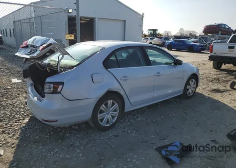 2017 Volkswagen Jetta 1.4T S из США, поврежденный, VIN 3VW2B7AJ3HM384428